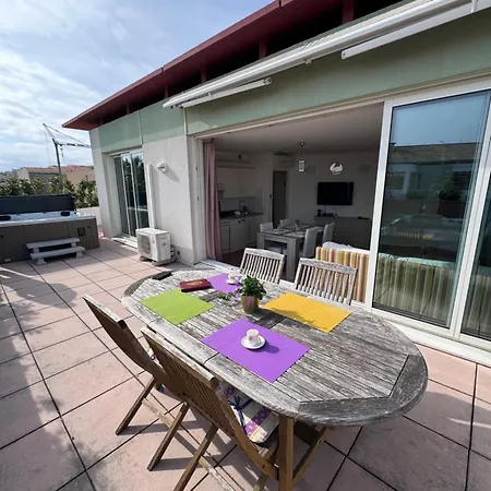 Penthouse - Jacuzzi - Terrace - Parking - 2 Pools Appartement Antibes Buitenkant foto